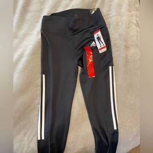 grey/black adidas tight fit leggings NWT